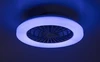 DALFON2 belt.ventilátor LED 48W RGB 3500lm Távirányítóval