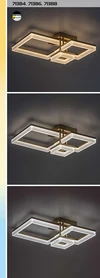 Amilia menny. LED22W 47x47cm króm@