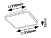 Serkan menny. LED43W, 35x35cm, RGB@