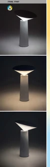 POLPERRO kültéri asztali LED 3W H21 fekete