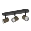 CONSUMA 1 BALKEN/3 GU10 SW/BR.-GEB.