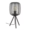 RINROE Asztali E27 1x40W fekete