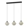 MIDSUMER függ. E27 3x40W fek/krém