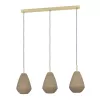 CAPRAROLA Függ. E27 3x40W homok