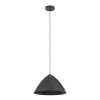 PODERE Függeszték E27 1x40W fekete