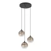 ARISCANI 1 Függ. E27 3x60W fk/réz/