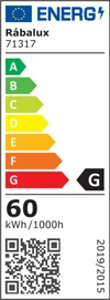 Taneli2,belt.menny. LED60W, 48x48cm@