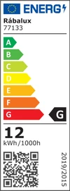 LOWAR kültéri mennyezeti LED 12W D24 kerek