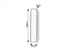 Pemba fali 18W 3000K H30cm fek.IP54*