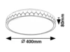 Malin,belt.menny. LED24W, D40cm