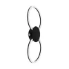 VENTICELLO 1 LED-WL/DL SCHWARZ/WS