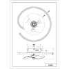 KOREN Mennyezeti  ventilátor LED30W 230V CCT 2700-6500K