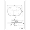 KAREN Mennyezeti  ventilátor LED 24W 230V CCT 2700-6500K