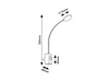Tivro,belt.LED4W H33,5cm,EU csatl.