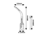 Figen asztali LED5W H38cm fekete@