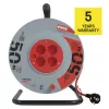 Kábeldob 50m 4 aljzat H05VV-F 3x1,5mm2 narancssárga