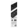 GOSMART hosszabbító 4 aljzat, 2m, kapcsolós, 1,5mm2 , USB-A, USB-C