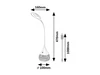 Vivter asztali LED4W, H30cm, fehér@