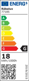 CUBBINGTON kültéri fali LED 18W L23cm