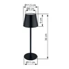 VANNIE I asztali LED fekete, USB