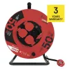 Kábeldob 50m 4 aljzat H05RR-F3x1,5mm2 IP44