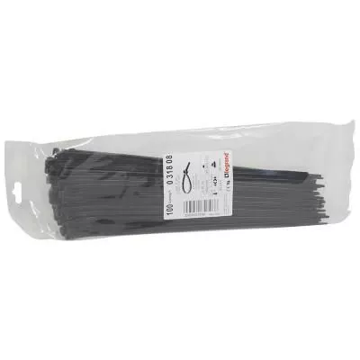 Kábelkötegelő 280x4,6 fekete 100db/csomag