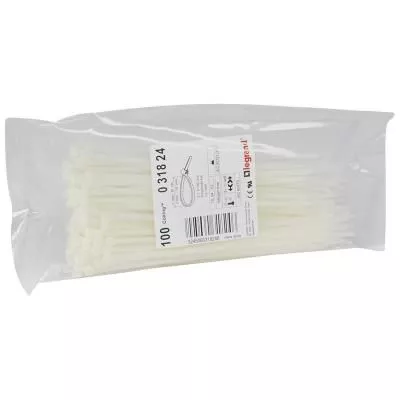Kábelkötegelő 180x3,5 natúr 100db/csomag
