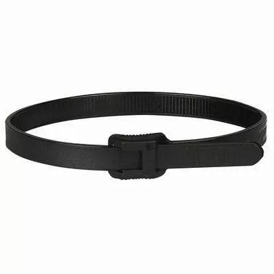 Kábelkötegelő 194x7,6 fekete belső fogazású 100db/csomag