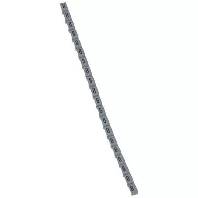 Kábeljelölő duplix 8 szürke 20db/csomag