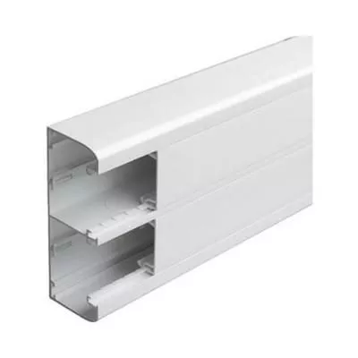 DLP kábelcsatorna 130x50mm 2 rekeszes,fedéllel 6db/doboz válaszfallal