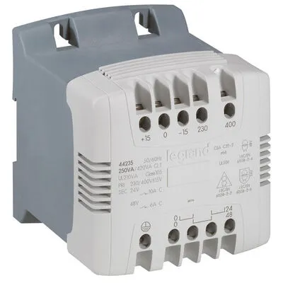 TRANSZFORM. 250VA 230-400/24-48V