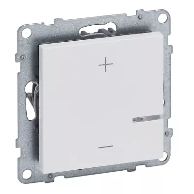 SUNO FÉNYERŐSZABÁLYZÓ 125W FEHÉR NYOMÓGOMBOS F.ERŐSZABÁLYZÓ MECH.CSAV