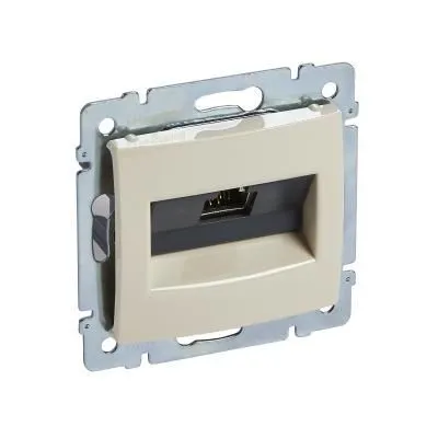 VALENA telefon 1xRJ45 CAT6A STP elefántcsont