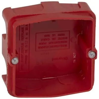 BATIBOX süllyesztődoboz 85x85x40mm, téglafalba, négyzet alakú, 20 és 32A aljzatokhoz