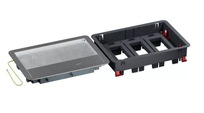 PADLÓDOBOZ BETONPAD. FÉM 12MOD.VSZ BETONPADLÓHOZ, 12 MODULOS VÍZSZINTES