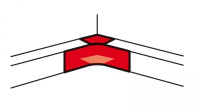 DLP KÖNYÖK BELSŐ 50x195mm ALU 2 REKESZES