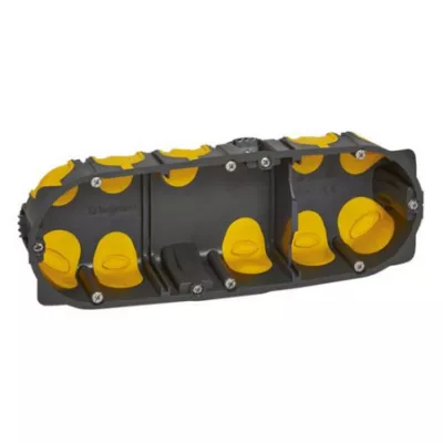 BATIBOX SÜLLY.DOB.HÁRMAS,6/8MOD.GUM. 6/8 MODULOS, GUMIS, 40mm MÉLY