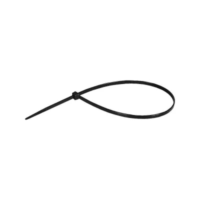 Kábelkötegelő 80x2,5mm nylon fekete 100db/csomag