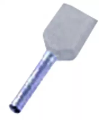 IKERÉRVÉGHÜVELY 2x4mm2 L=12mm IKER SZIG. 2x4mm2 L=12mm SZÜRKE