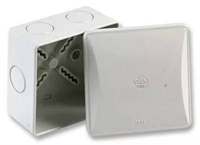 Kötődoboz 80x80x40 IP44 cassette 80x80x40 p. lisce con