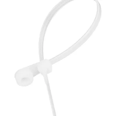Kábelkötegelő 200x4,8mm rögzítőfejes 100db/csomag