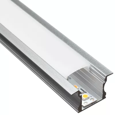 LED PROFILSÍN SÜLLY.2M+OPÁL FEDÉL ALP-010 EZÜST