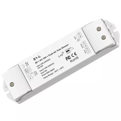 FÉNYERŐSZABÁLYZÓ VEZÉRLŐ 0-10V SKYDANCE S1-L DIMMER 100-240V 2A 1CS