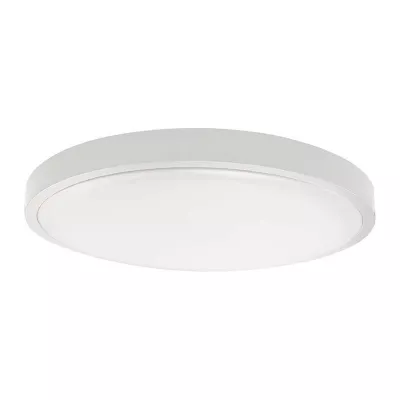 MENNYEZETI LED LÁMPA 24W 2500LM FEH IP44 295MM TERM. FEHÉR VTAC 76191