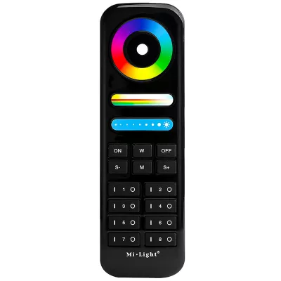 LED VEZÉRLŐ TÁVIRÁNYÍTÓ 8 ZÓNA FEK. FUT089B