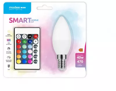 LED GYER E27 4,9W 270° RGB FEHÉR MSL-C4,9WE14RGB-R