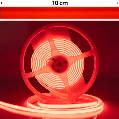 LED SZALAG 24V 320LED IP67 PIROS SKU 23141 BOROSTYÁNYSÁRGA