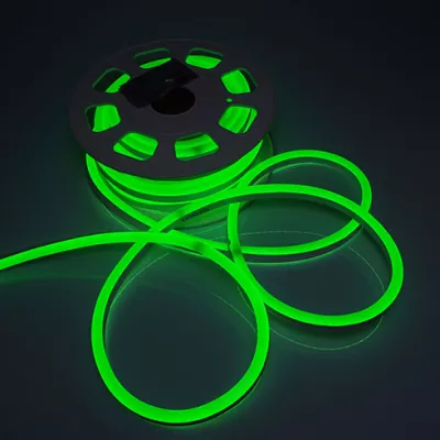 LED NEON CSÍK (flexibilis) 230V 6W Zöld, 58 lumen/Watt, IP65