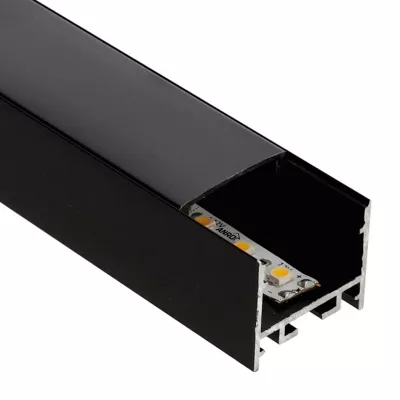 LED PROFILSÍN U PROFIL FEKETE 2m/SZÁL