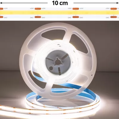 LED SZALAG 420LED 10W 24V 4500K IP20 COB LED SKU 212668